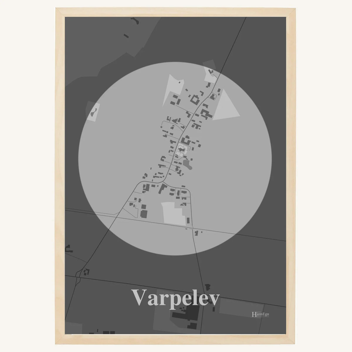 Varpelev plakat – Centrum 2026 – Lys pastel grå