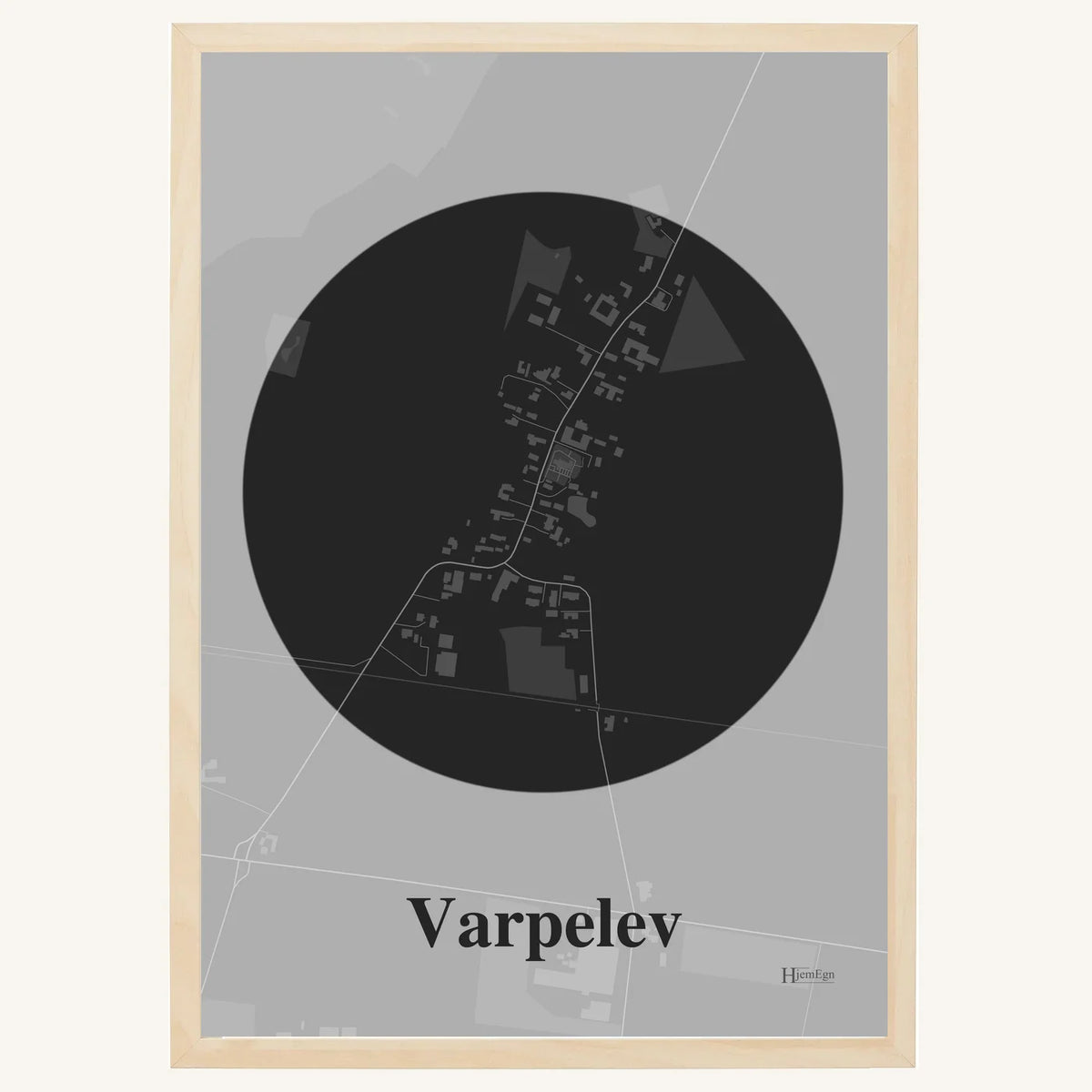 Varpelev plakat – Centrum 2026 – Mørk grå