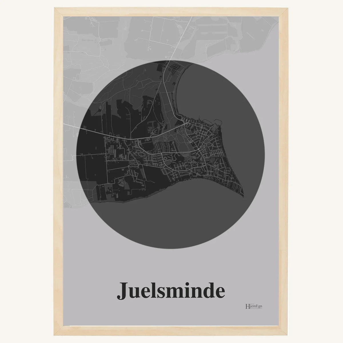 Juelsminde plakat – Centrum 2026 – Mørk grå