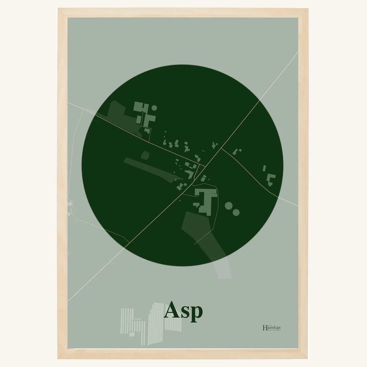 Asp plakat – Centrum 2026 – Mørk grøn
