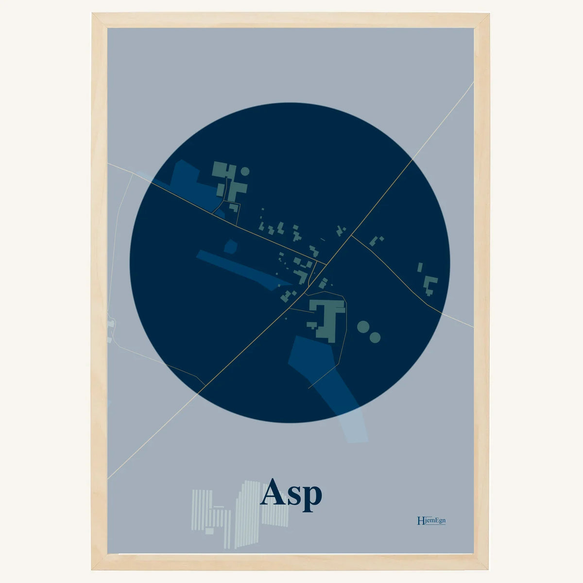 Asp plakat – Centrum 2026 – Mørk blå