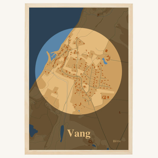 Vang plakat – Centrum 2026 – Lys pastel brun