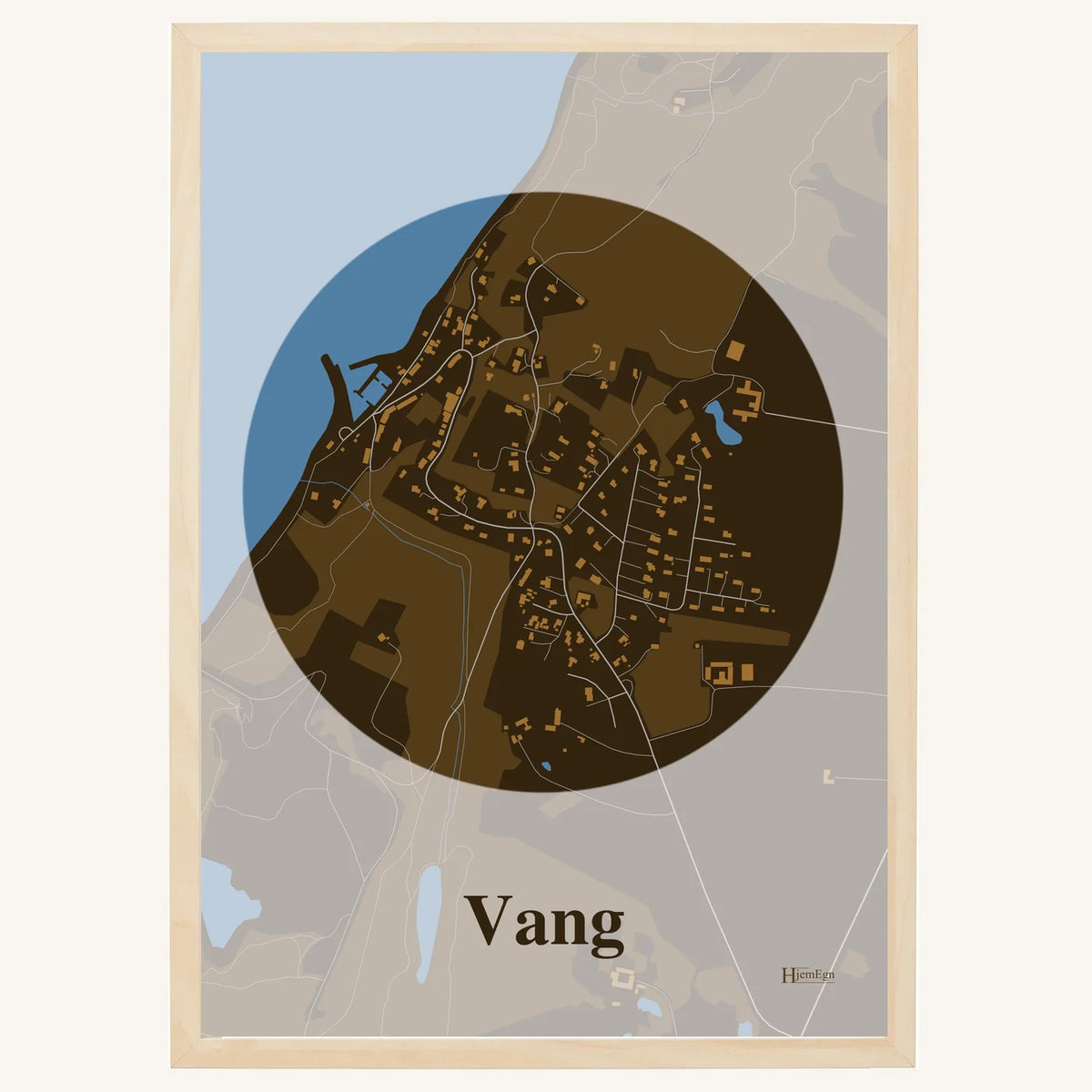 Vang plakat – Centrum 2026 – Mørk brun