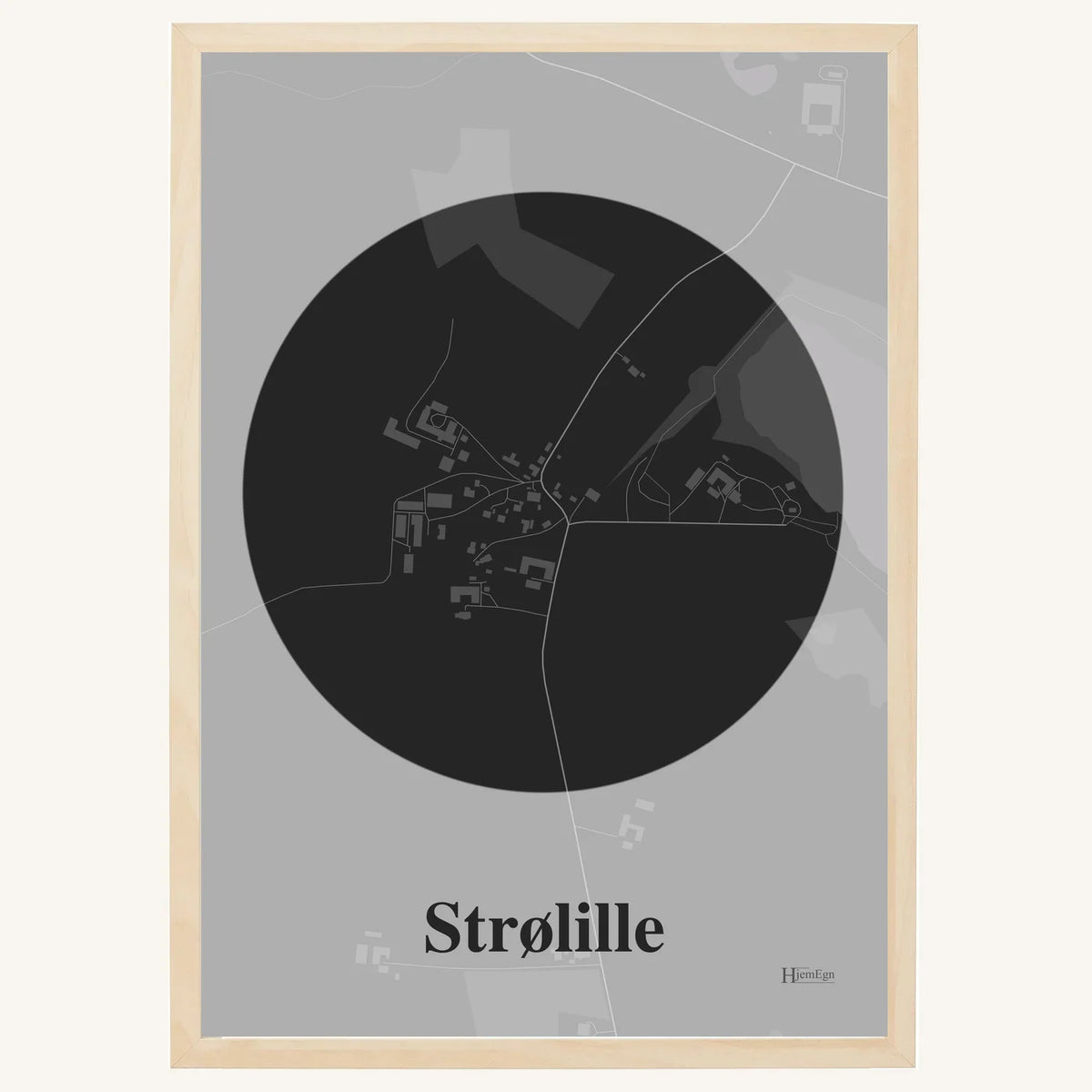 Strølille plakat – Centrum 2026 – Mørk grå