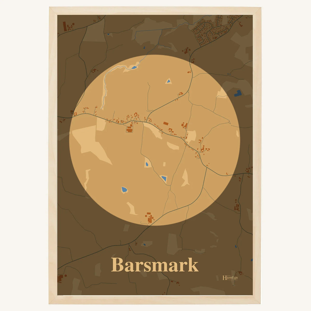 Barsmark plakat – Centrum 2026 – Lys pastel brun