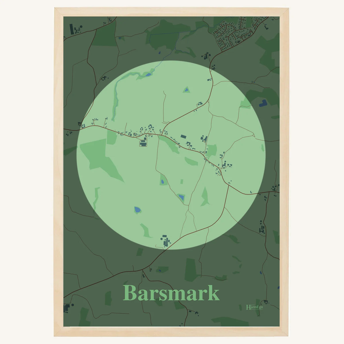 Barsmark plakat – Centrum 2026 – Lys pastel grøn