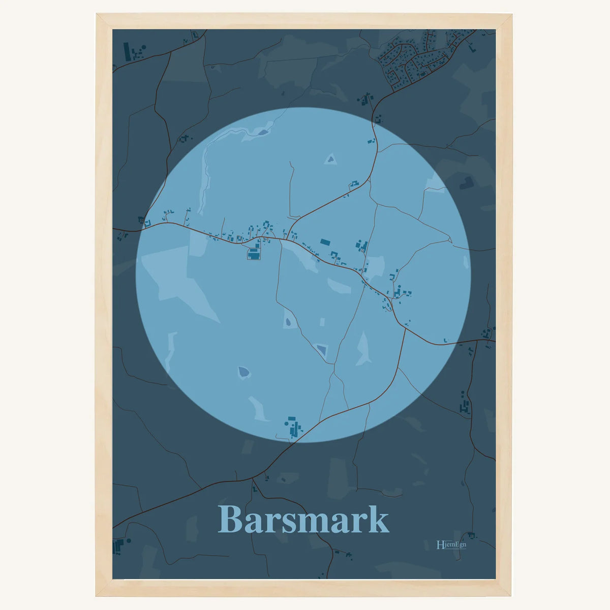 Barsmark plakat – Centrum 2026 – Lys pastel blå