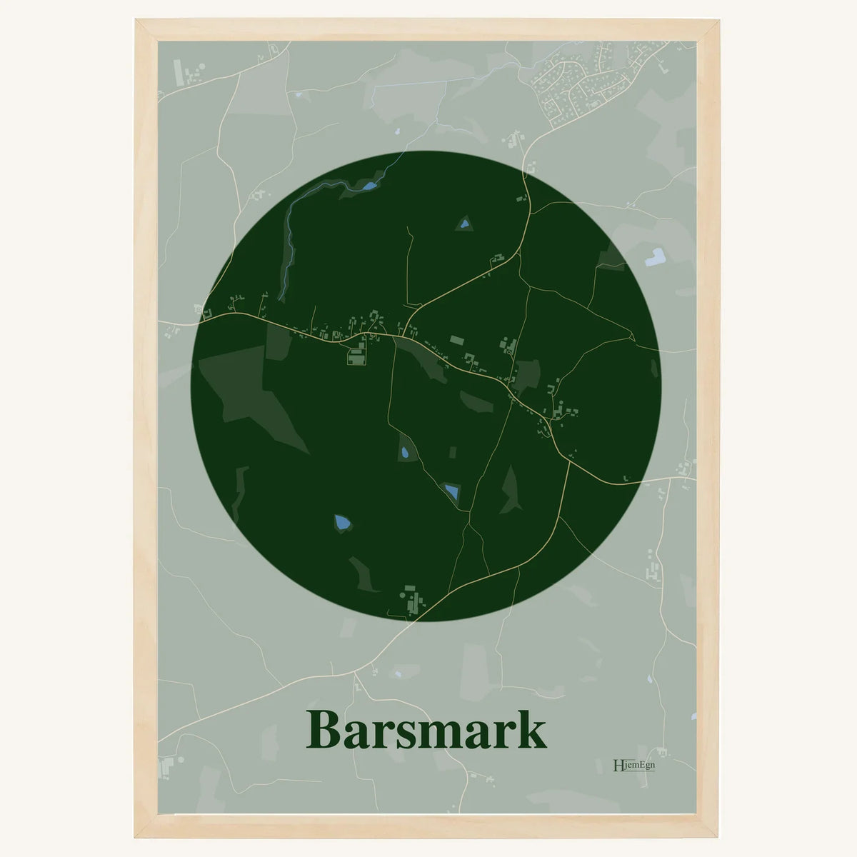 Barsmark plakat – Centrum 2026 – Mørk grøn