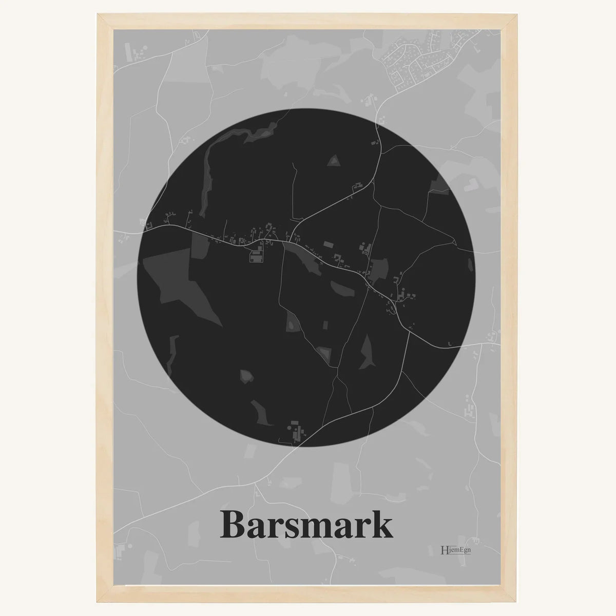 Barsmark plakat – Centrum 2026 – Mørk grå