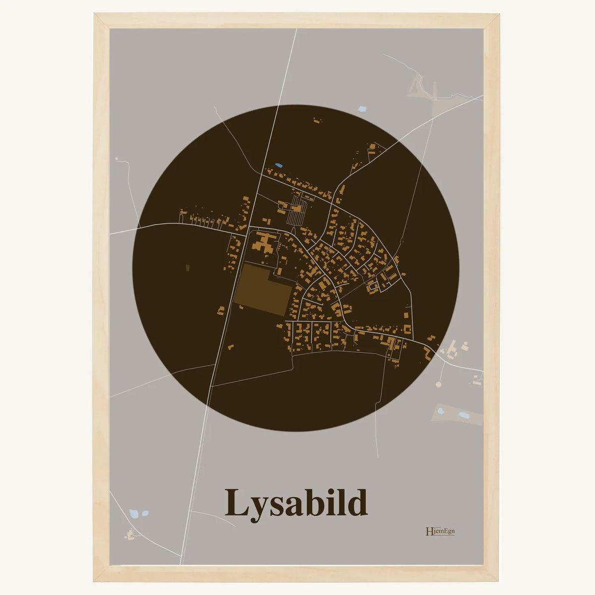 Lysabild plakat – Centrum 2026 – Mørk brun