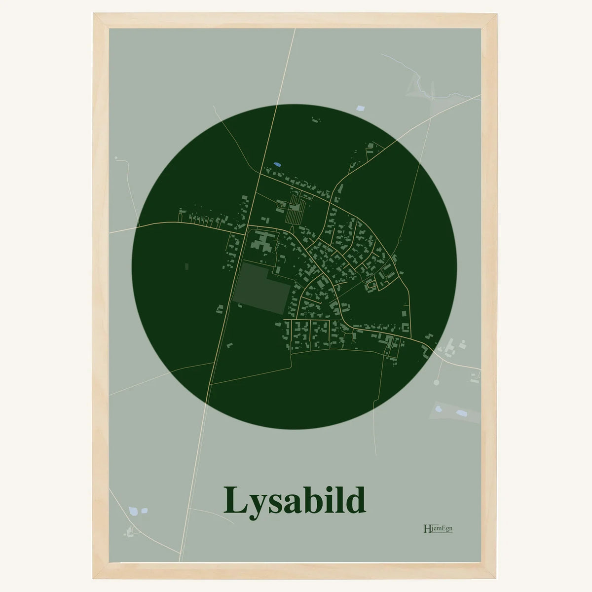 Lysabild plakat – Centrum 2026 – Mørk grøn