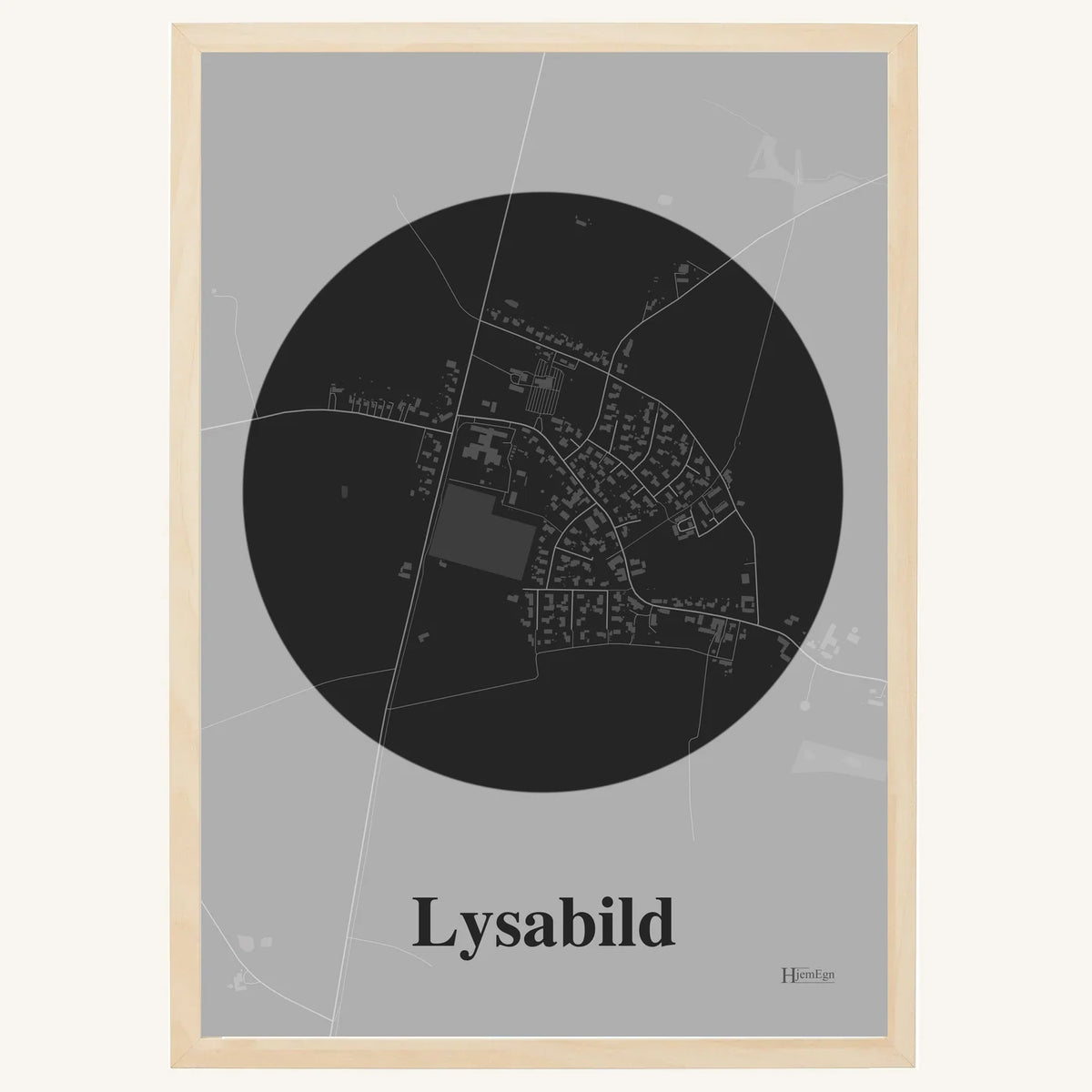 Lysabild plakat – Centrum 2026 – Mørk grå