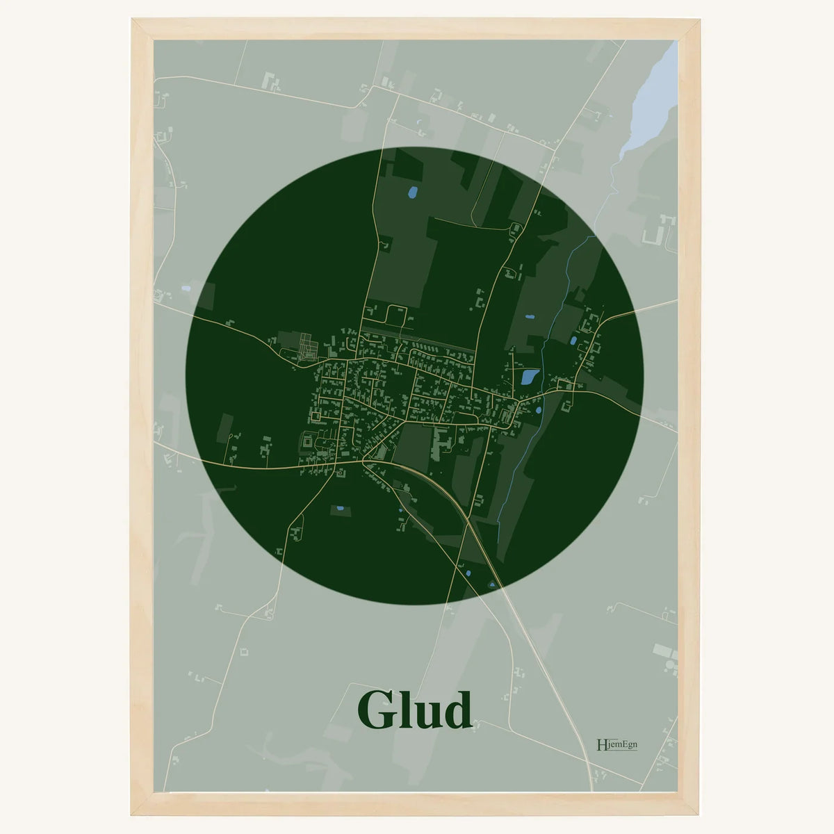 Glud plakat – Centrum 2026 – Mørk grøn
