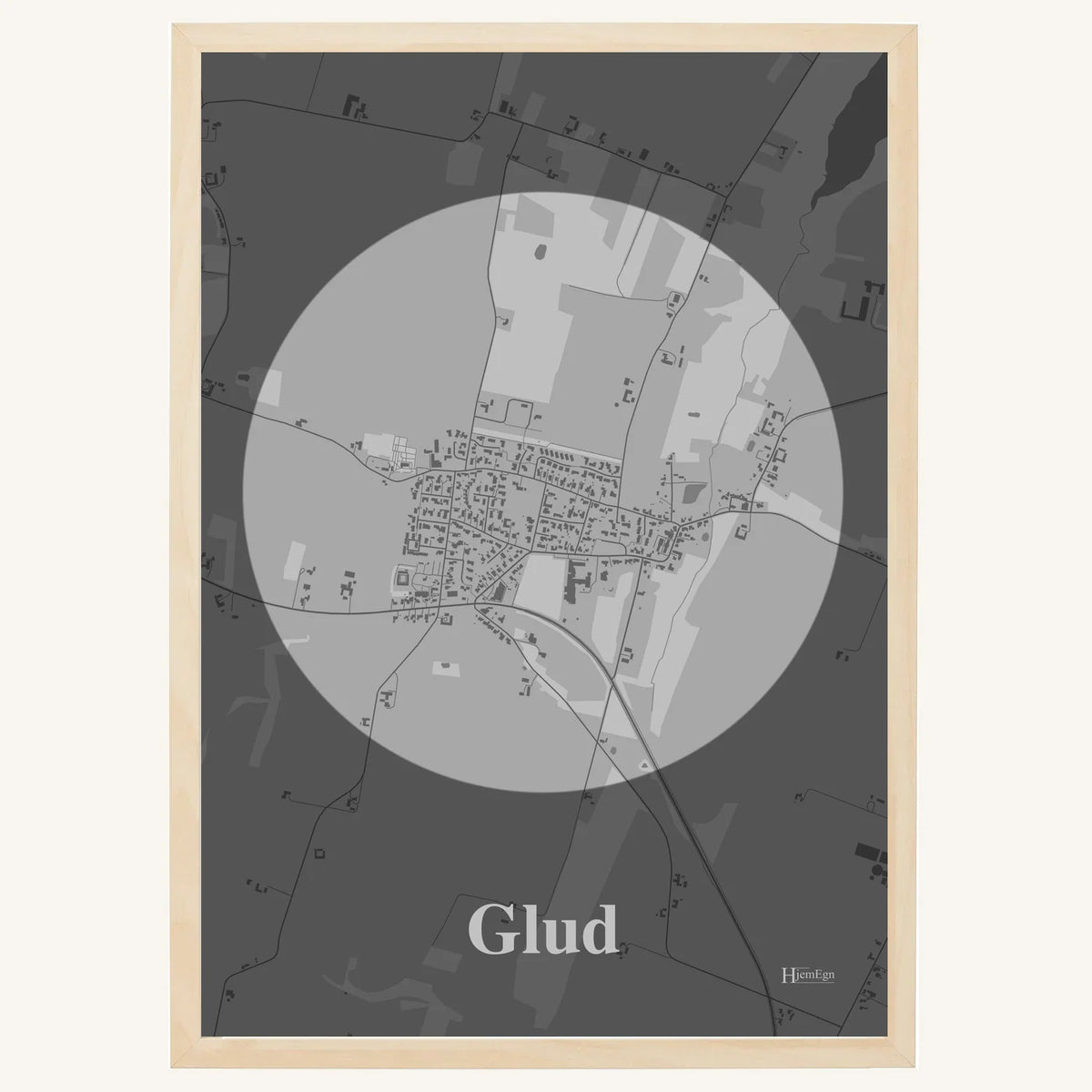 Glud plakat – Centrum 2026 – Lys pastel grå