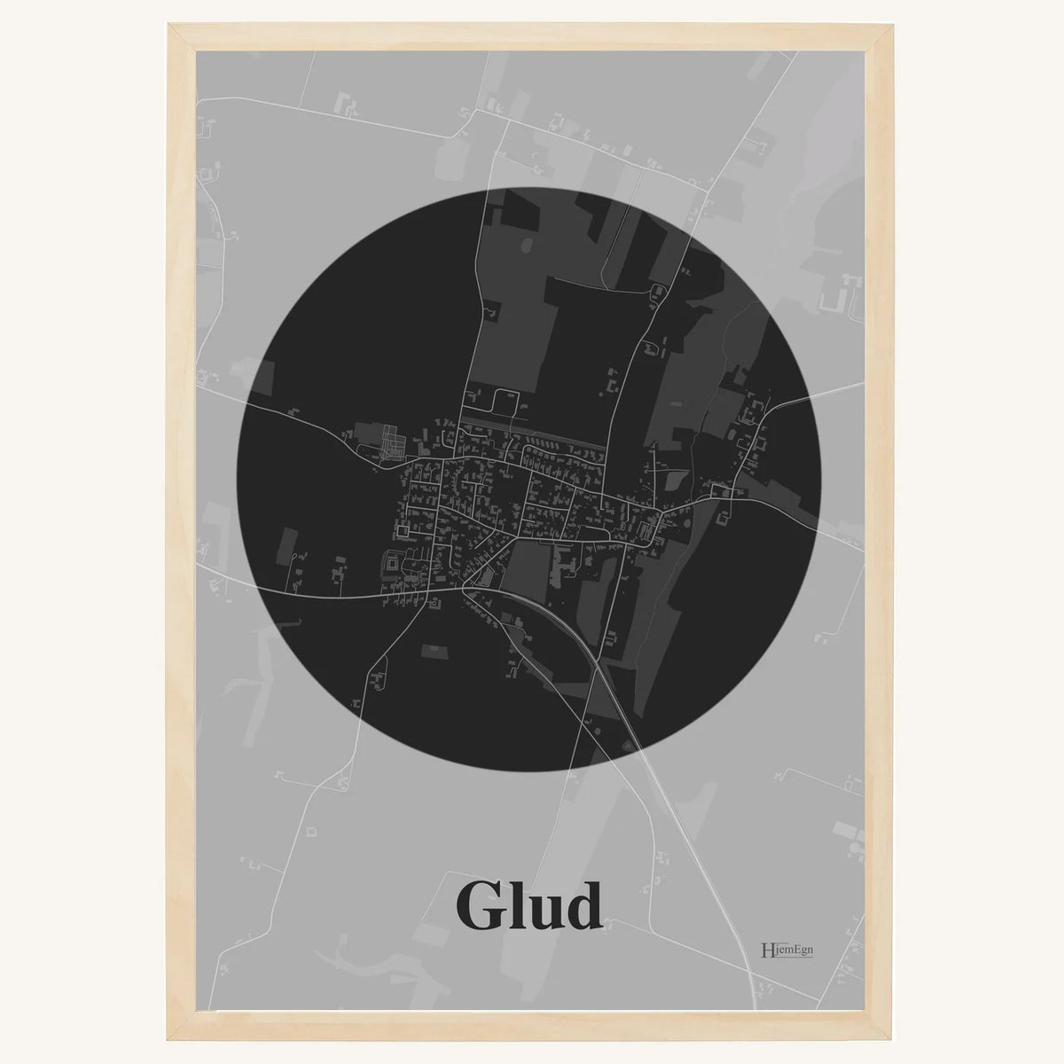 Glud plakat – Centrum 2026 – Mørk grå