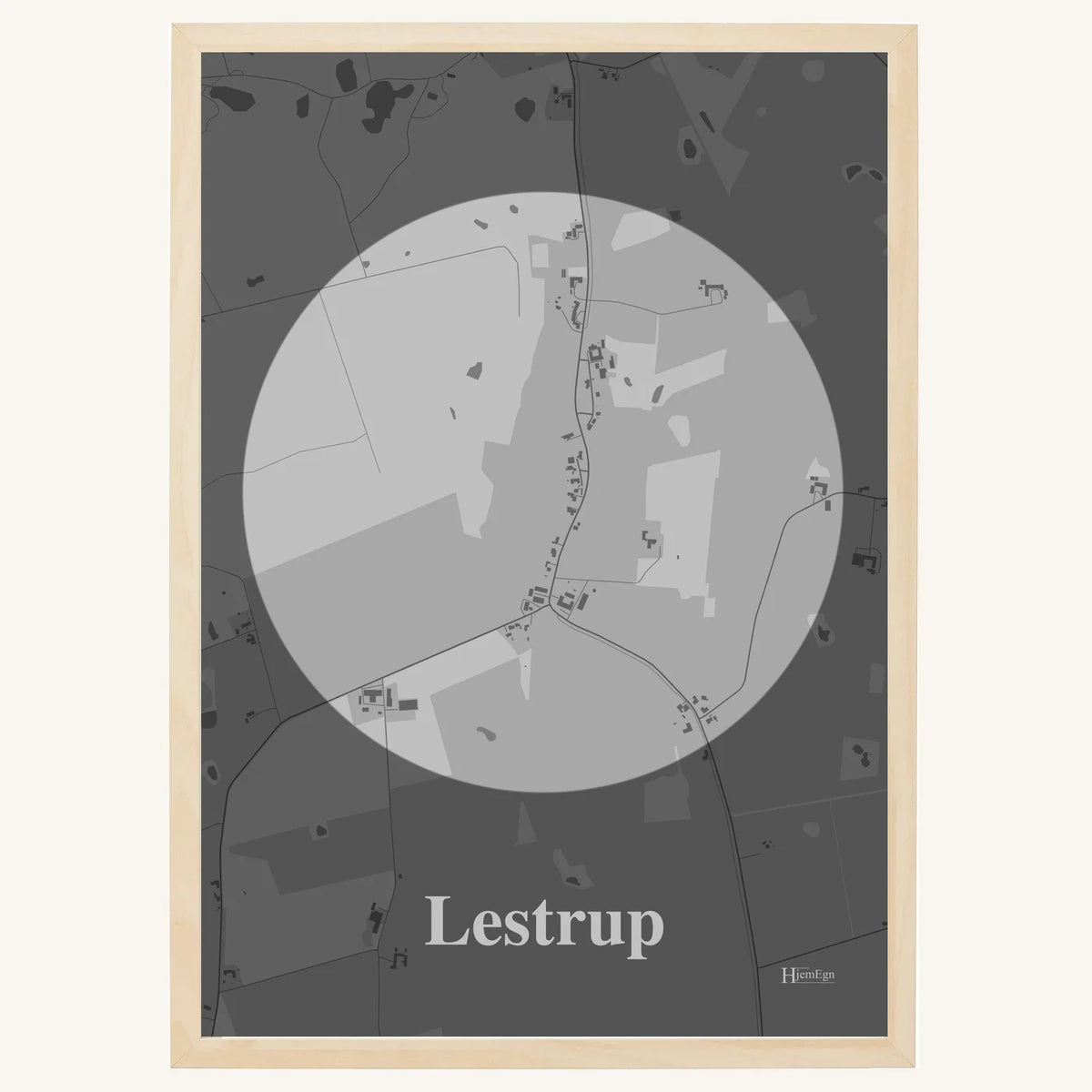 Lestrup plakat – Centrum 2026 – Lys pastel grå