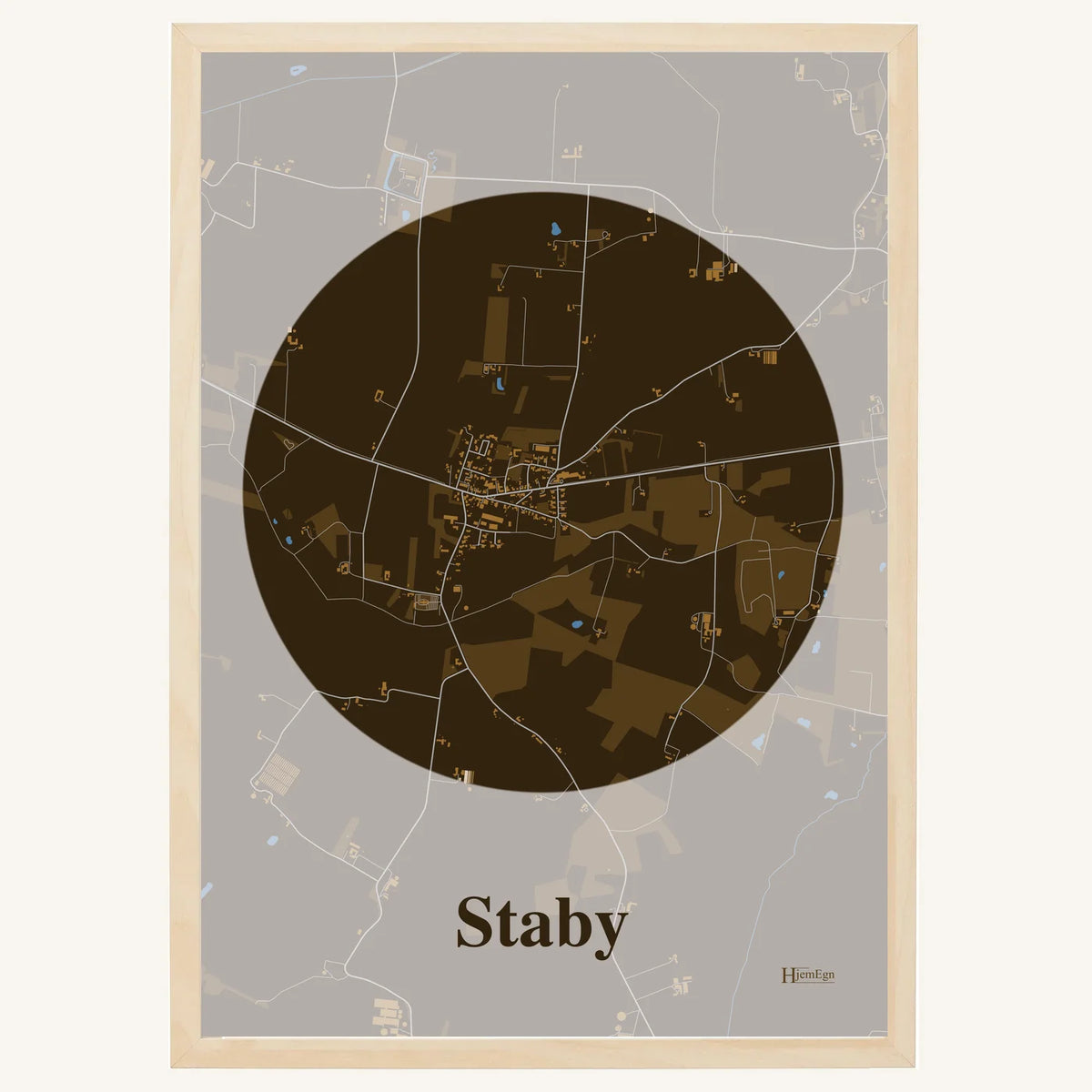 Staby plakat – Centrum 2026 – Mørk brun