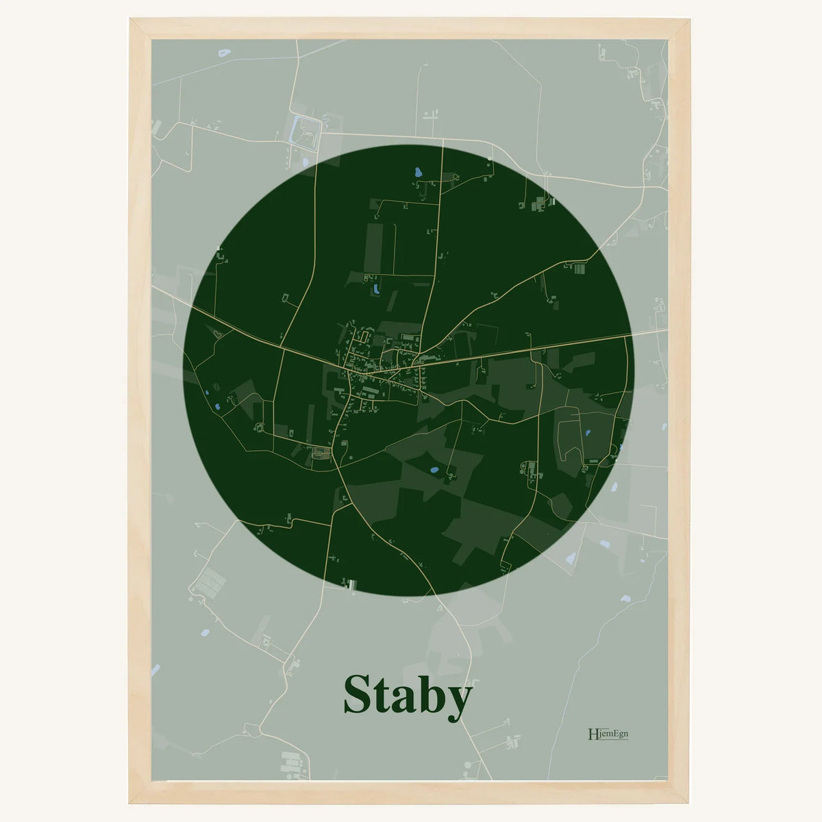 Staby plakat – Centrum 2026 – Mørk grøn