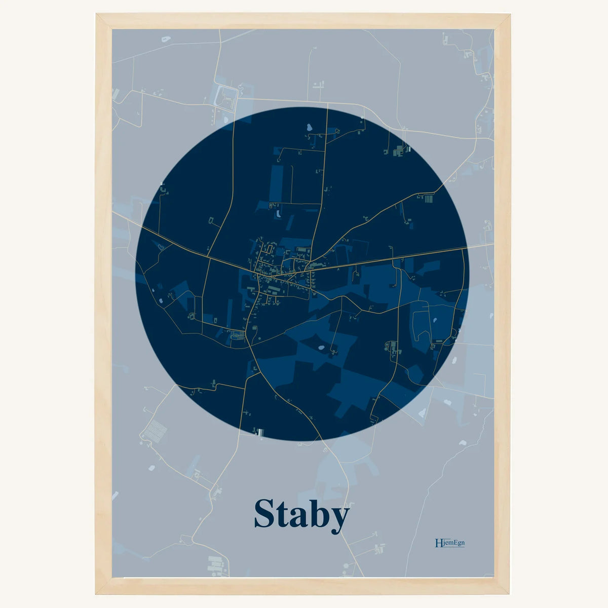 Staby plakat – Centrum 2026 – Mørk blå