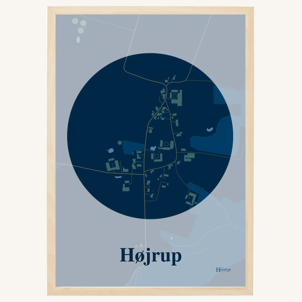 Højrup plakat – Centrum 2026 – Mørk blå