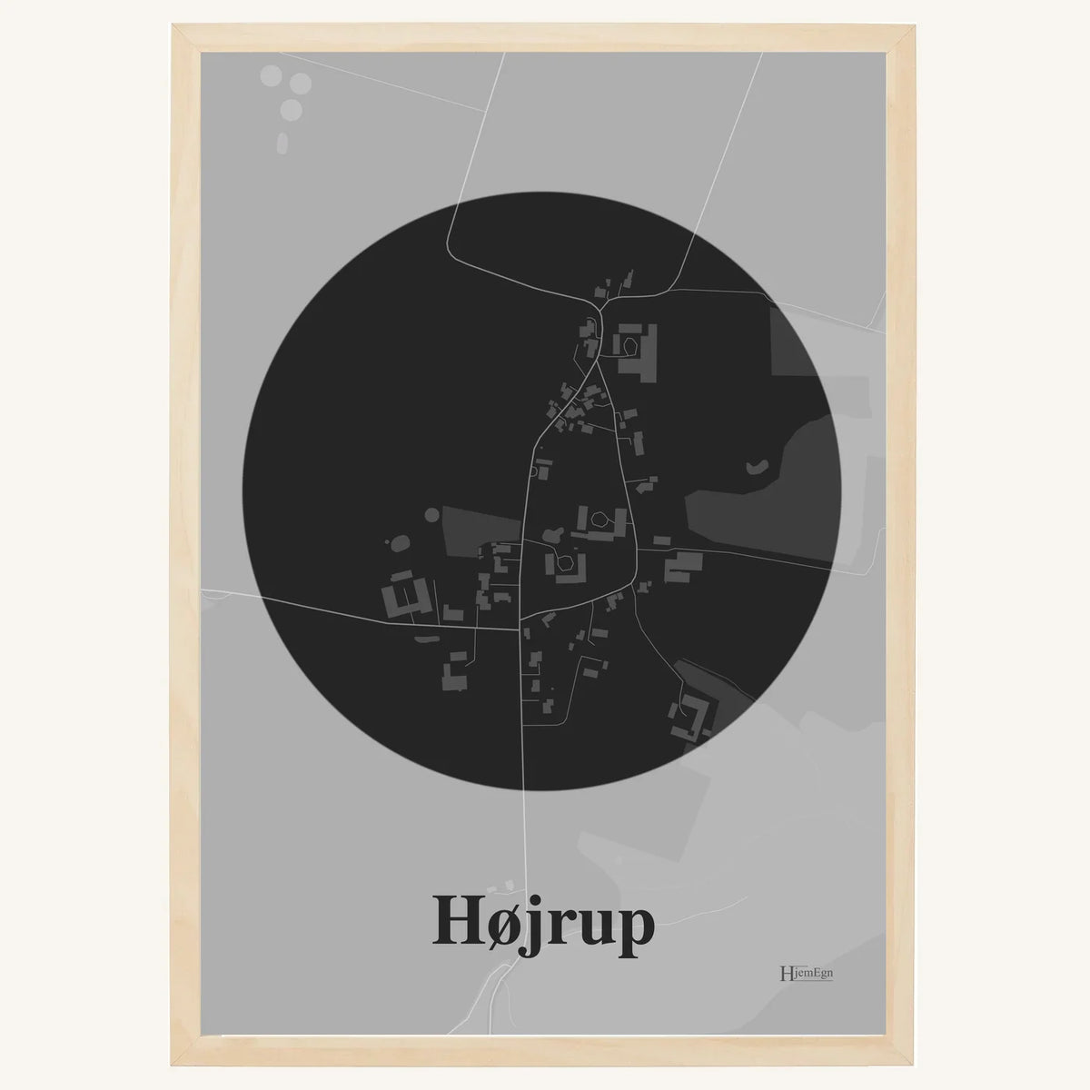 Højrup plakat – Centrum 2026 – Mørk grå