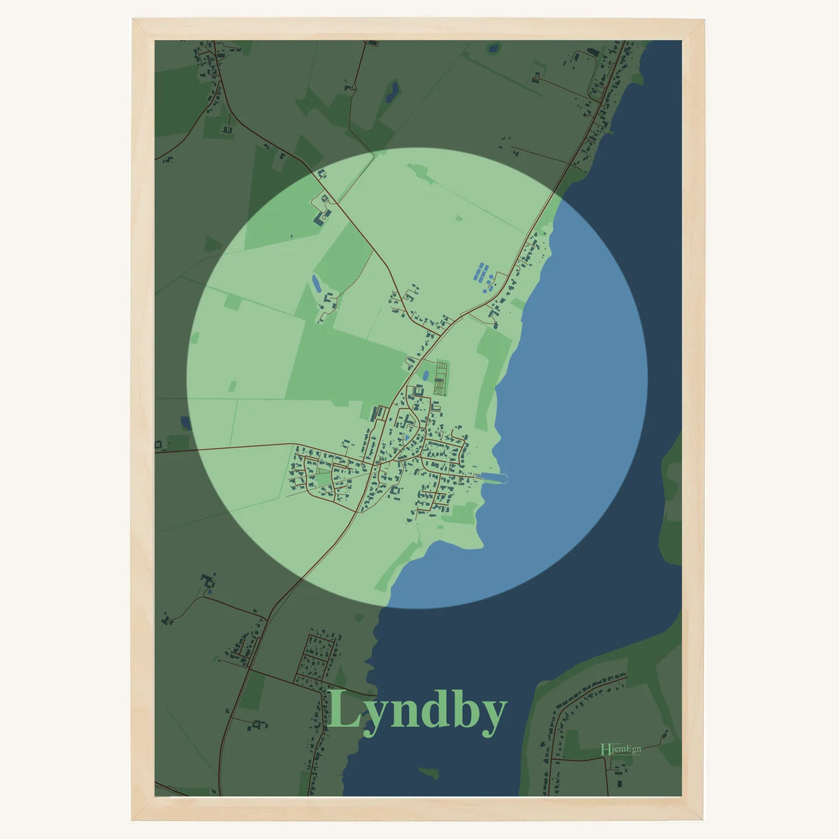 Lyndby plakat – Centrum 2026 – Lys pastel grøn