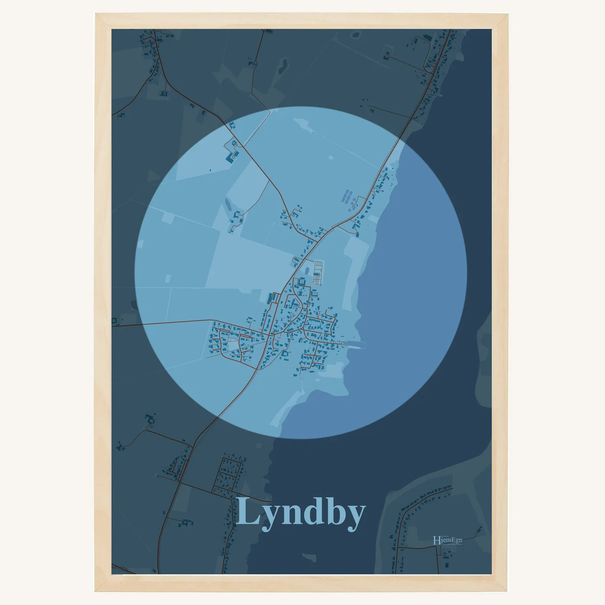 Lyndby plakat – Centrum 2026 – Lys pastel blå