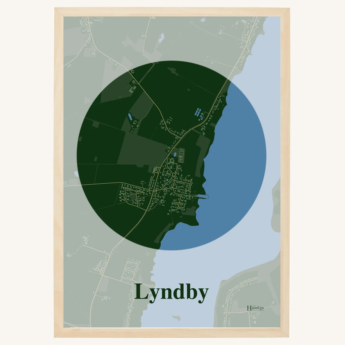 Lyndby plakat – Centrum 2026 – Mørk grøn