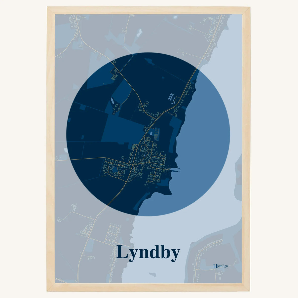 Lyndby plakat – Centrum 2026 – Mørk blå