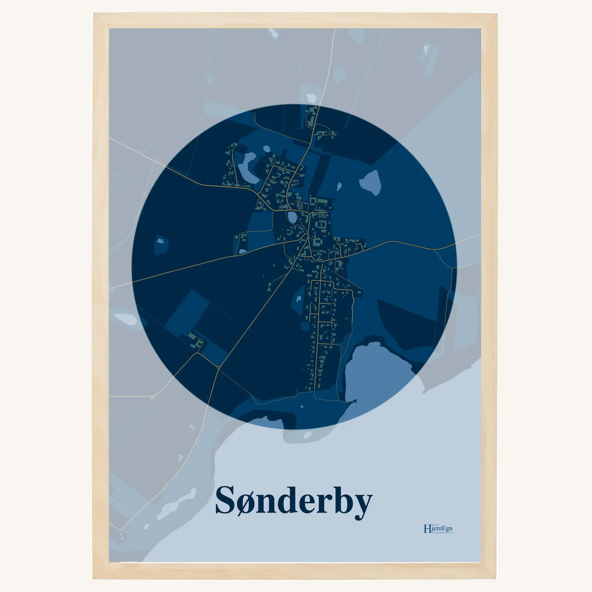 Sønderby plakat – Centrum 2026 – Mørk blå