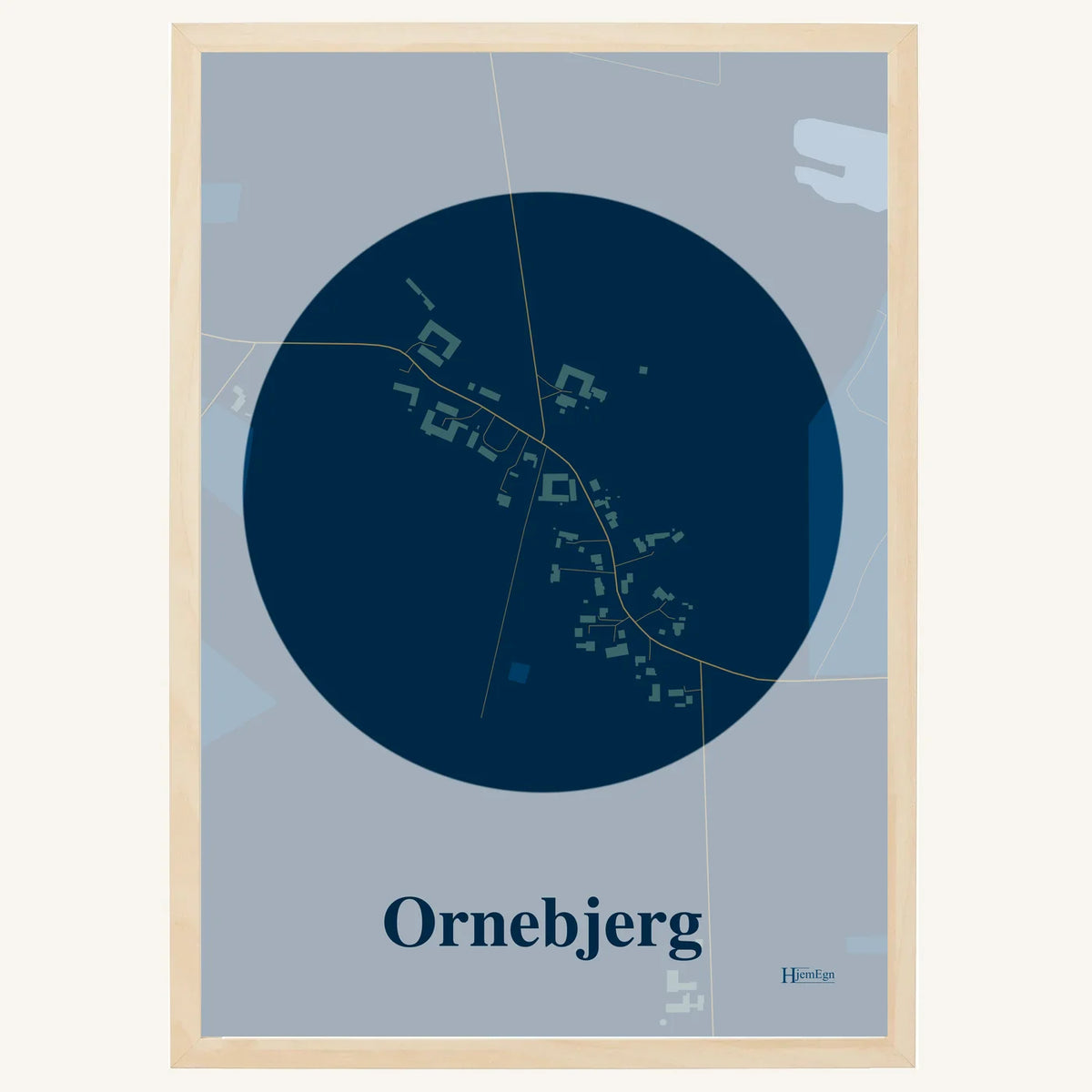 Ornebjerg plakat – Centrum 2026 – Mørk blå