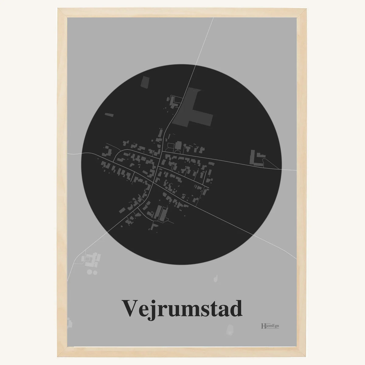 Vejrumstad plakat – Centrum 2026 – Mørk grå