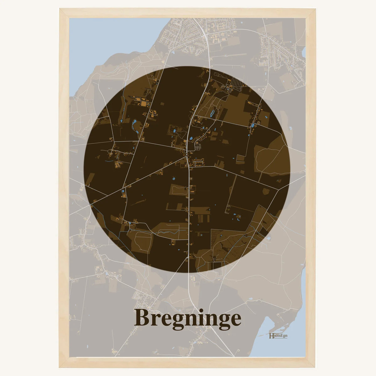 Bregninge plakat – Centrum 2026 – Mørk brun