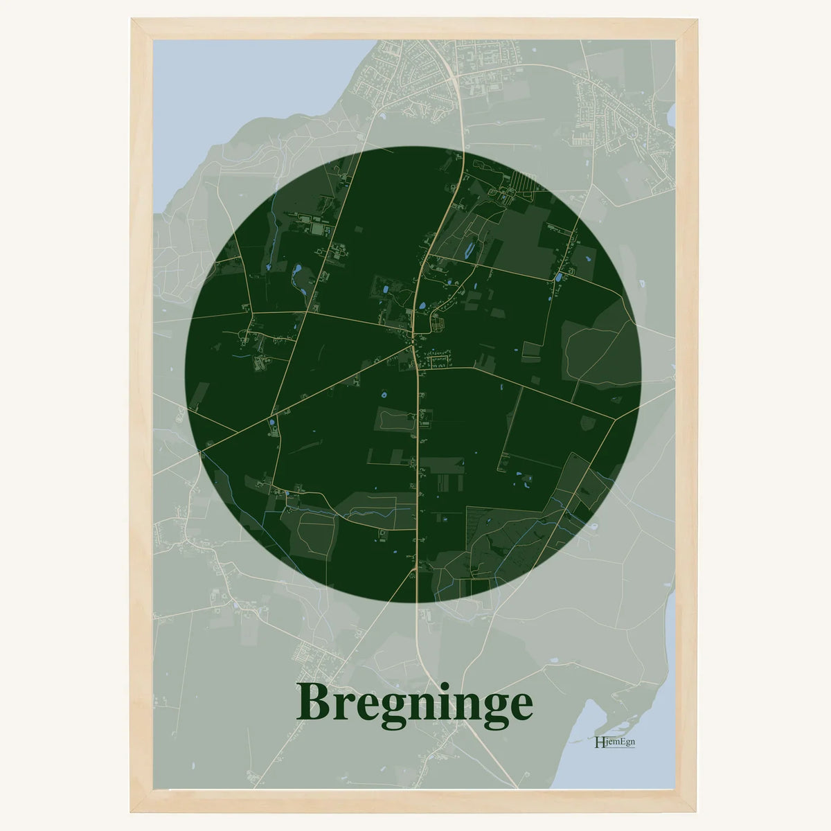 Bregninge plakat – Centrum 2026 – Mørk grøn