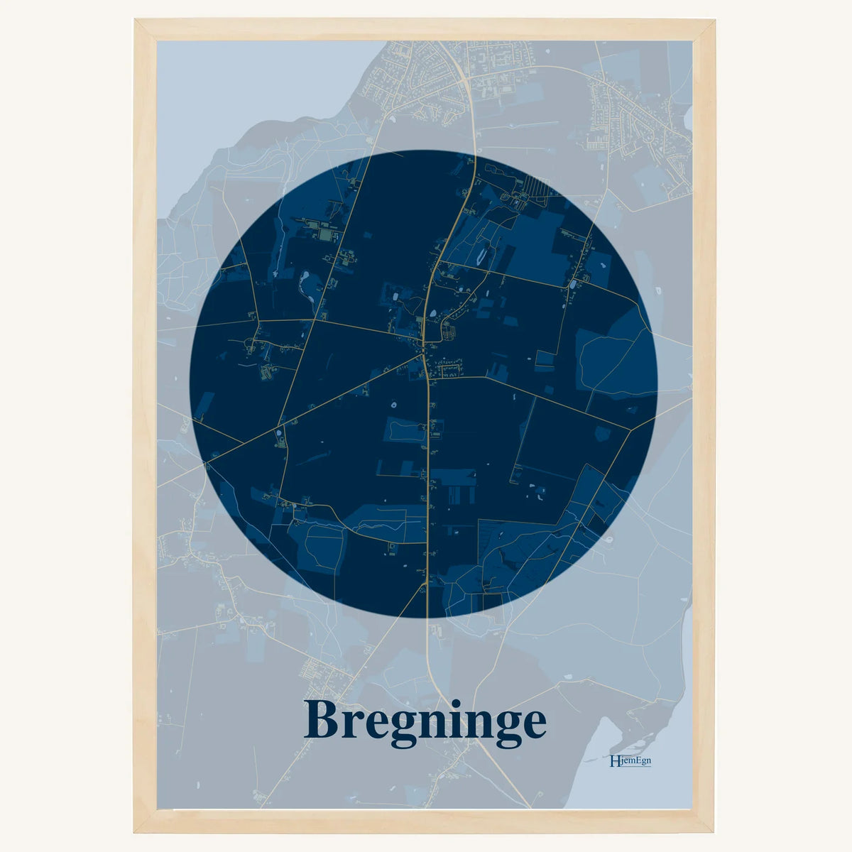 Bregninge plakat – Centrum 2026 – Mørk blå