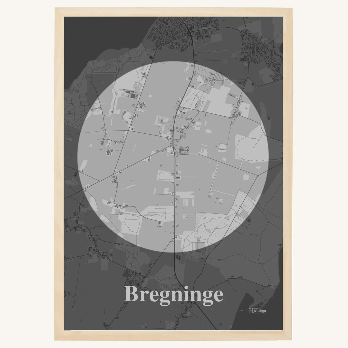 Bregninge plakat – Centrum 2026 – Lys pastel grå