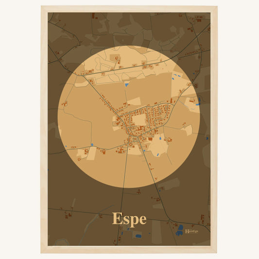 Espe plakat – Centrum 2026 – Lys pastel brun