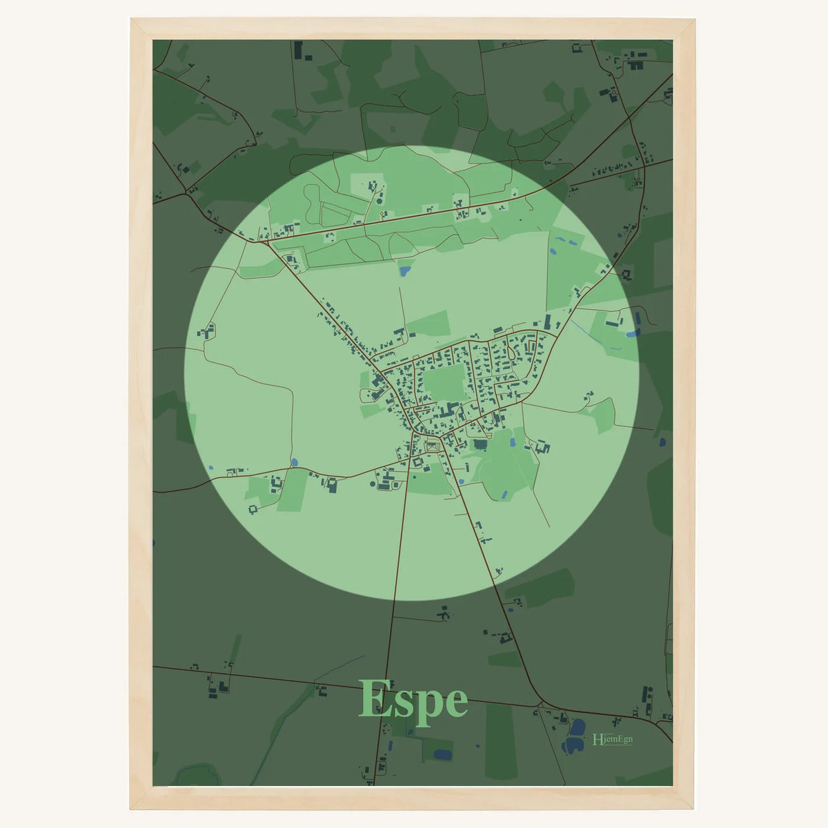 Espe plakat – Centrum 2026 – Lys pastel grøn