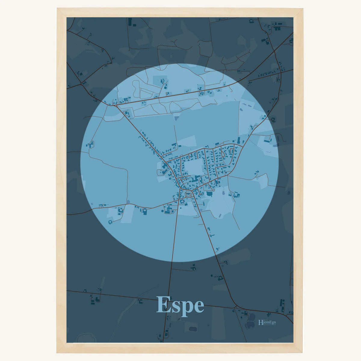 Espe plakat – Centrum 2026 – Lys pastel blå