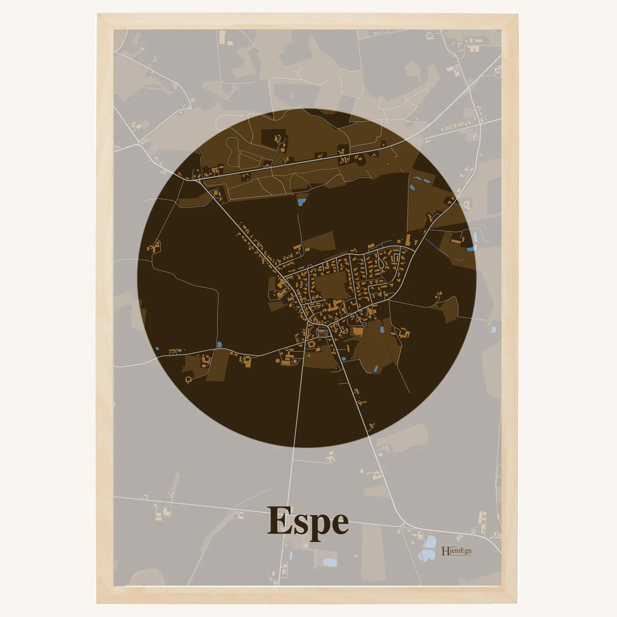 Espe plakat – Centrum 2026 – Mørk brun