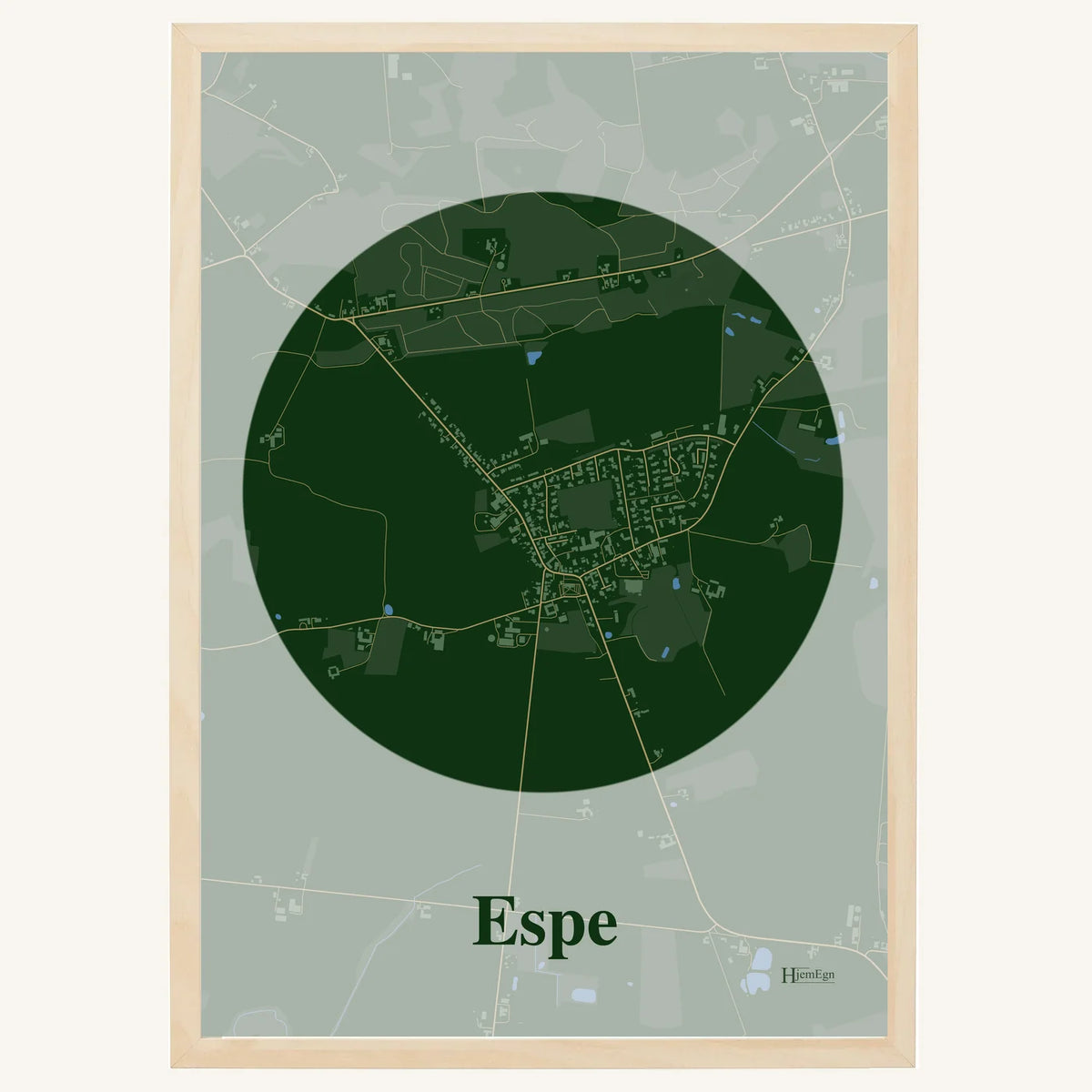 Espe plakat – Centrum 2026 – Mørk grøn