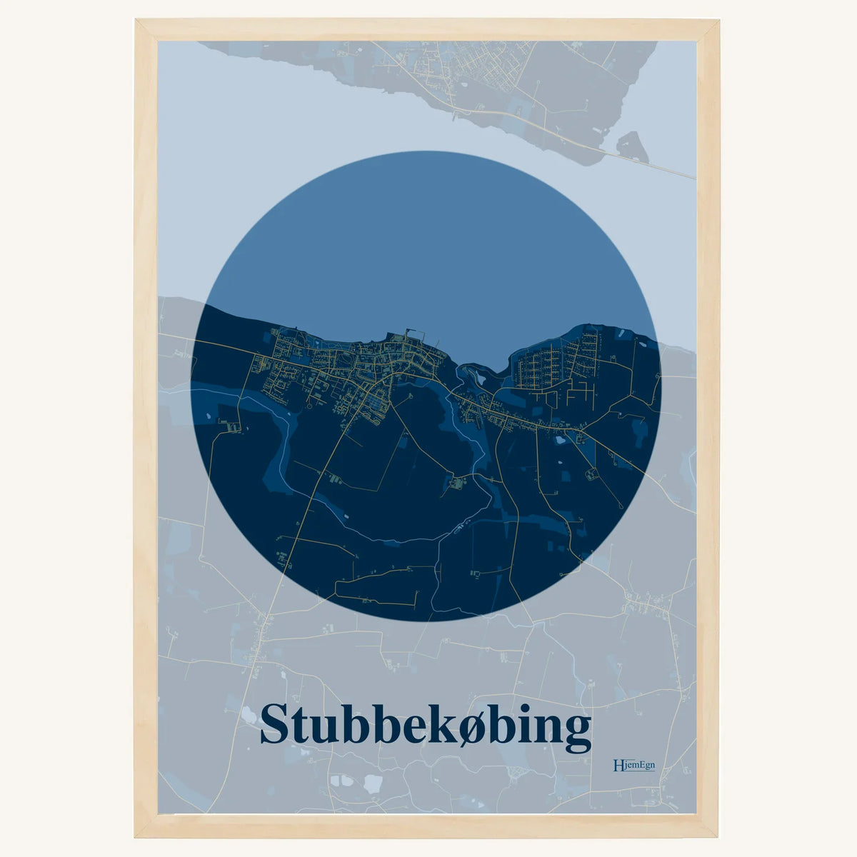 Stubbekøbing plakat – Centrum 2026 – Mørk blå