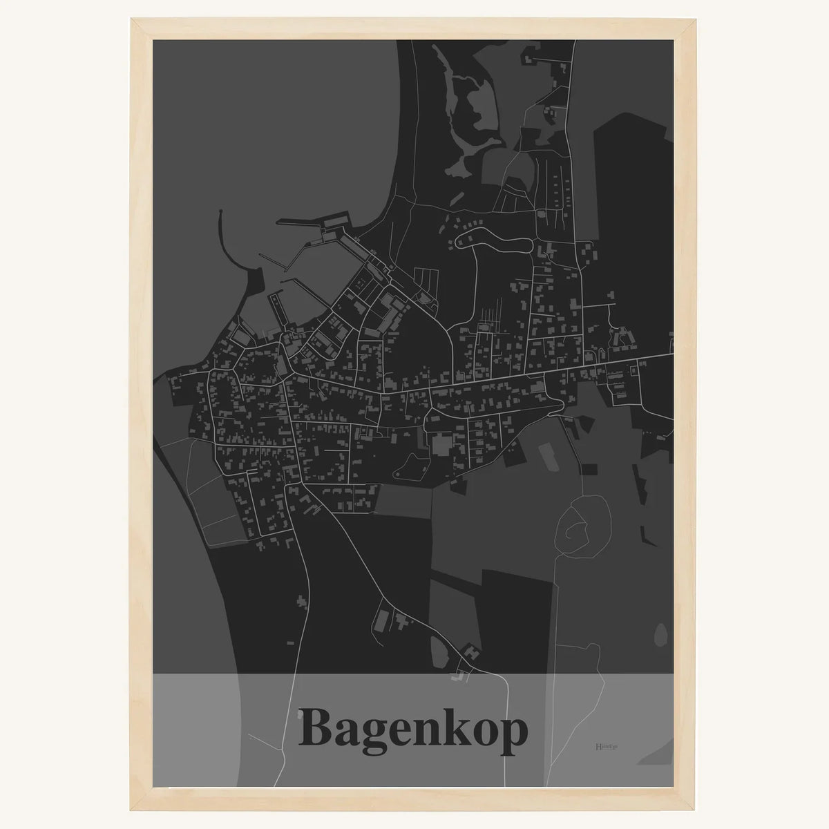 Bagenkop plakat – Firkantet 2026 – Mørk grå
