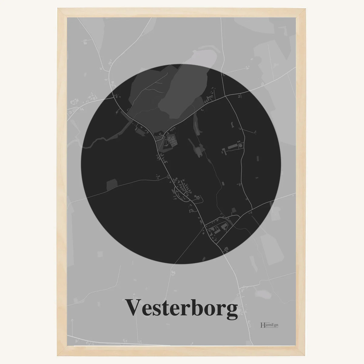 Vesterborg plakat – Centrum 2026 – Mørk grå