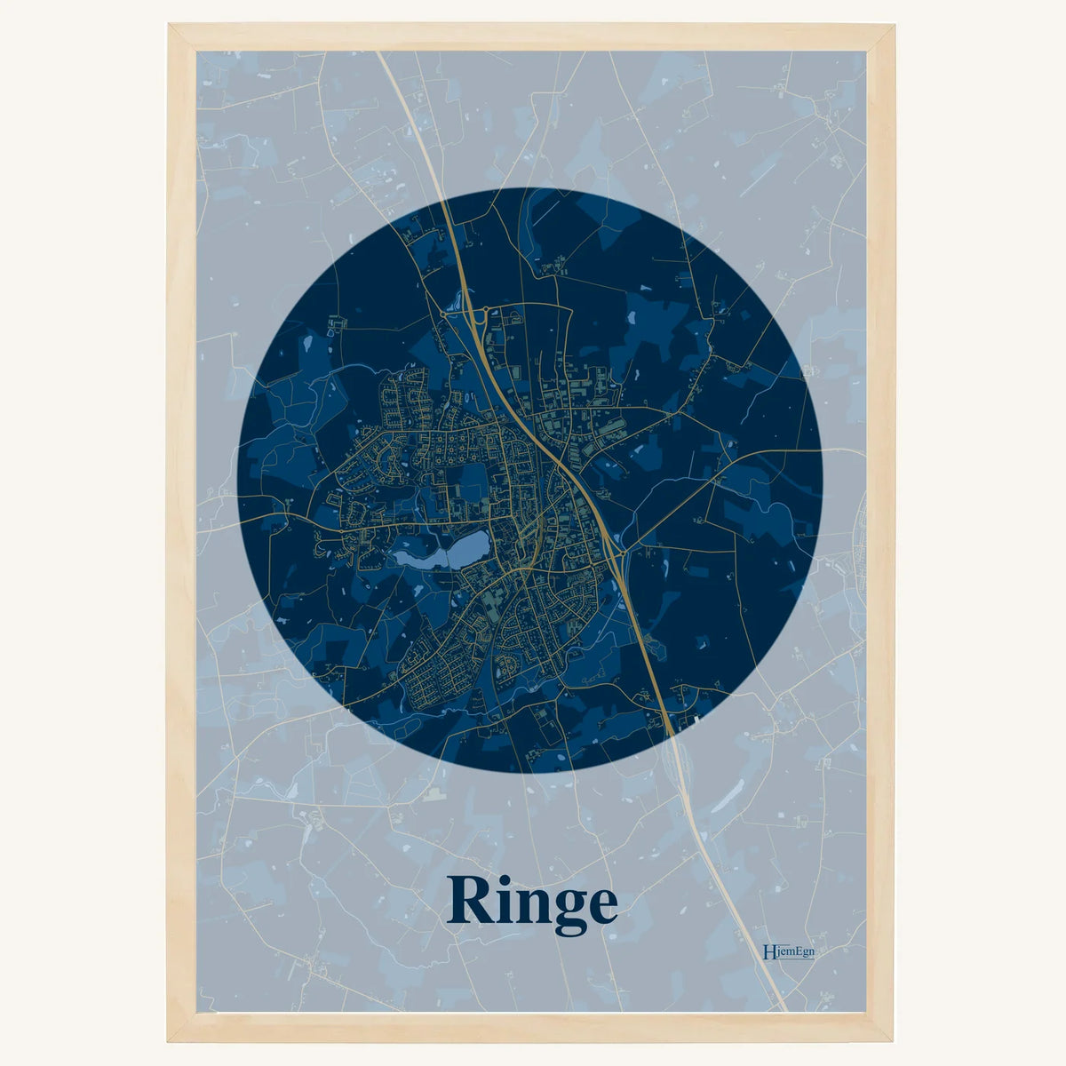 Ringe plakat – Centrum 2026 – Mørk blå