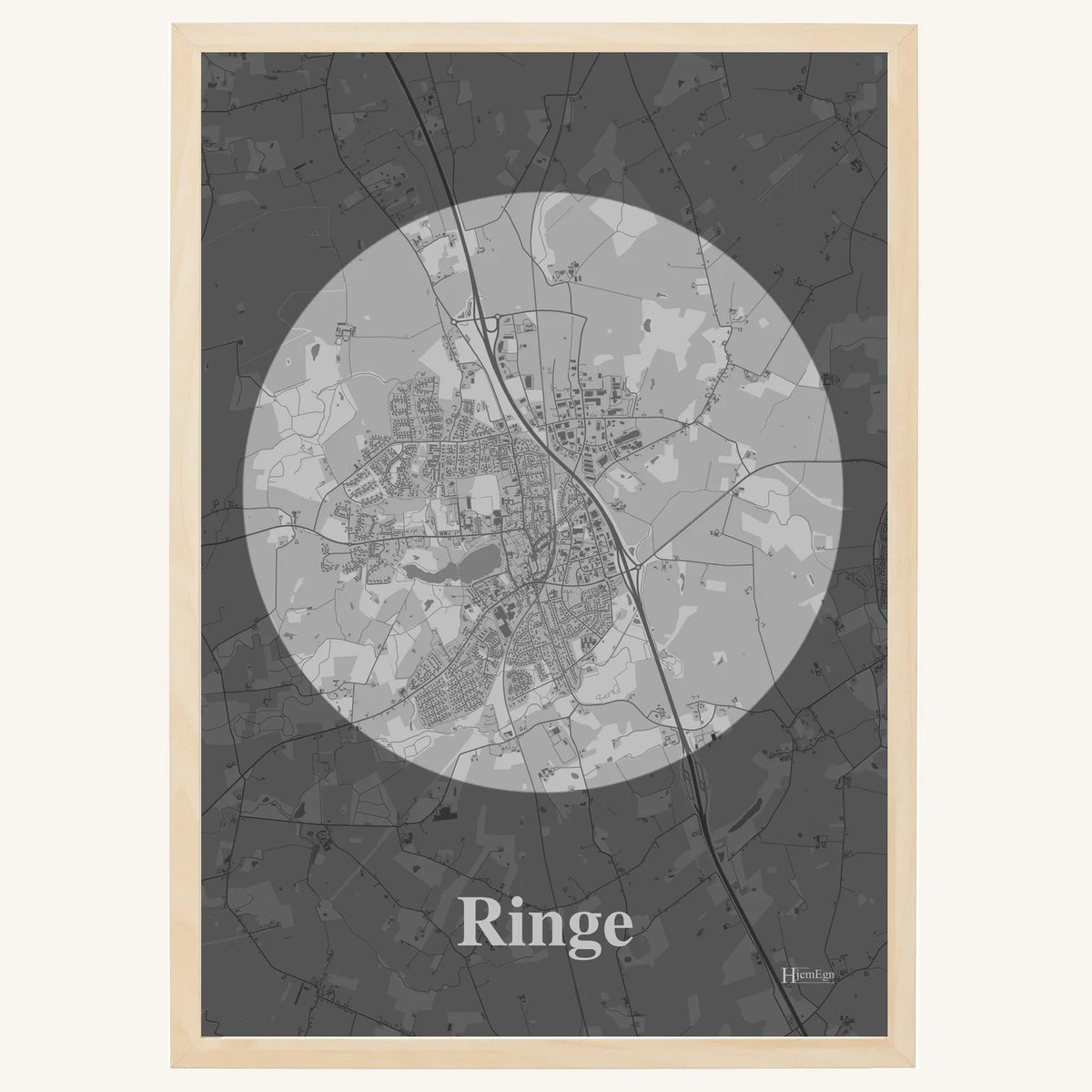 Ringe plakat – Centrum 2026 – Lys pastel grå