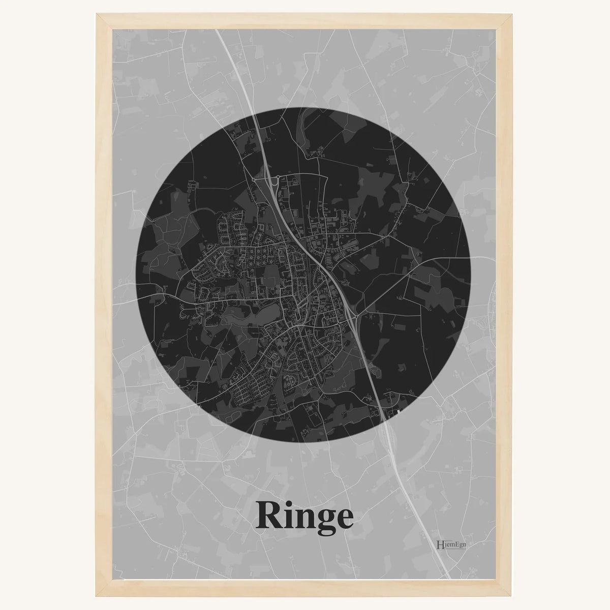 Ringe plakat – Centrum 2026 – Mørk grå