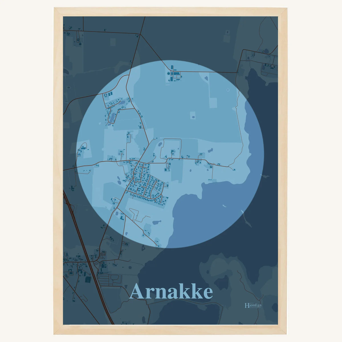 Arnakke plakat – Centrum 2026 – Lys pastel blå