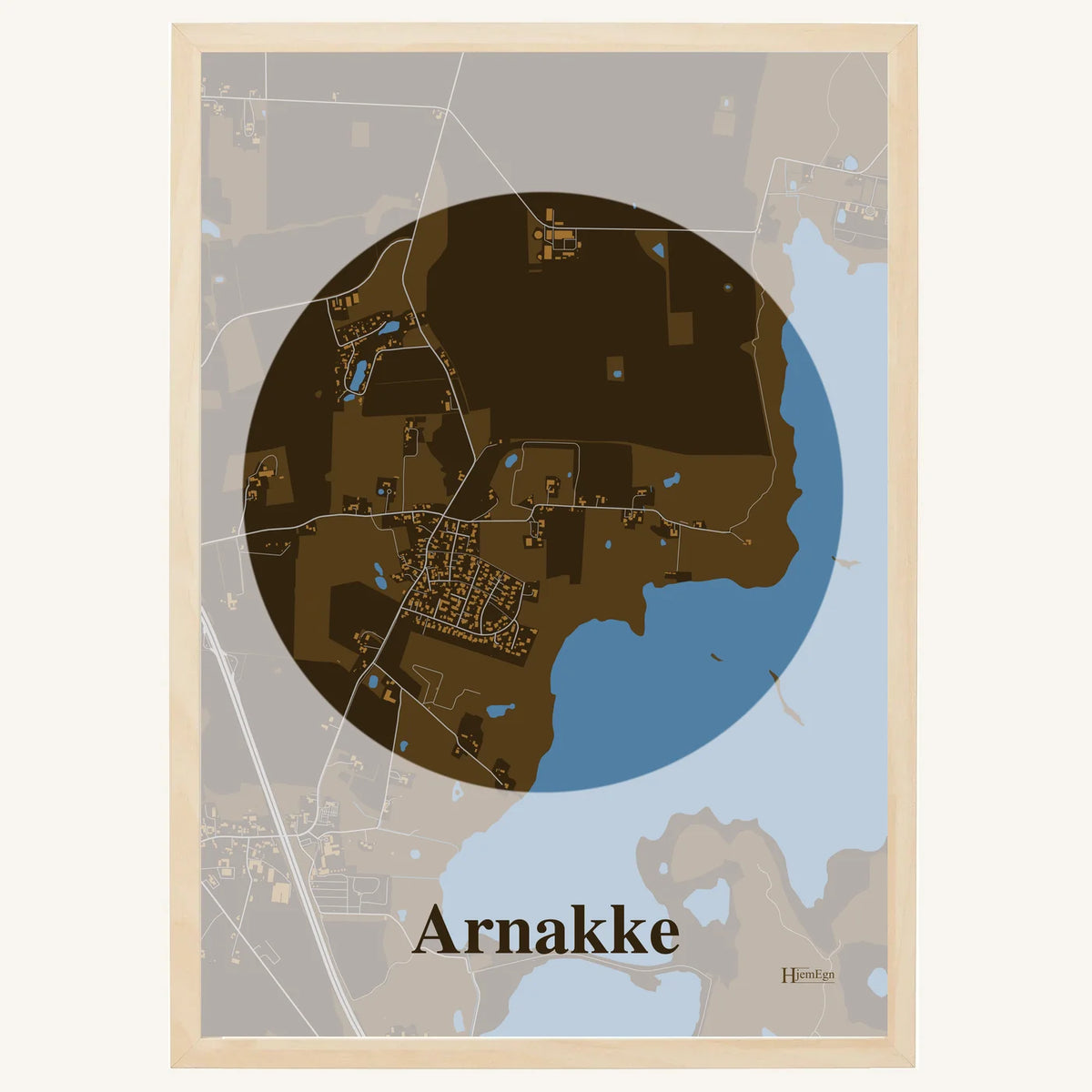Arnakke plakat – Centrum 2026 – Mørk brun