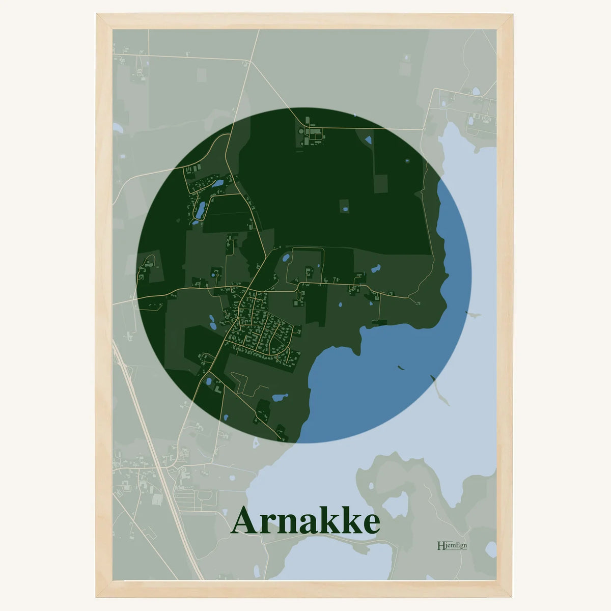 Arnakke plakat – Centrum 2026 – Mørk grøn